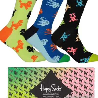 Fashion 3-Pack Animal Socks Gift Set Herr Strumpor