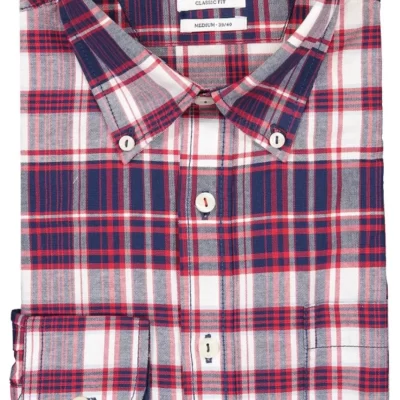 SEBAGO Checked Oxford Shirt-Herr Skjortor