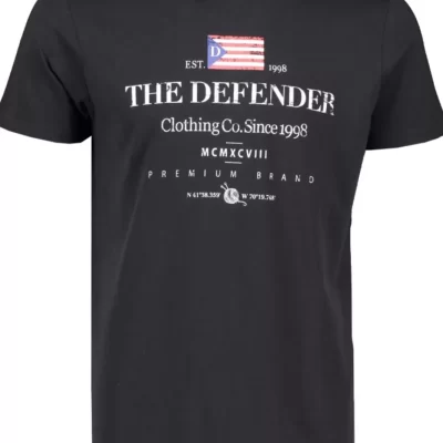 THE DEFENDER Clean Tee-Herr T-Shirts – Linnen