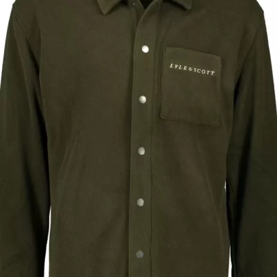 Lyle & Scott Embroidered Fleece Overshirt-Herr Jackor