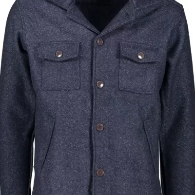 JOHN HENRIC Fleece Overshirt A02125-Herr Jackor