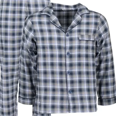 Clearance Mens Flanell Pyjamas Herr Nattklader