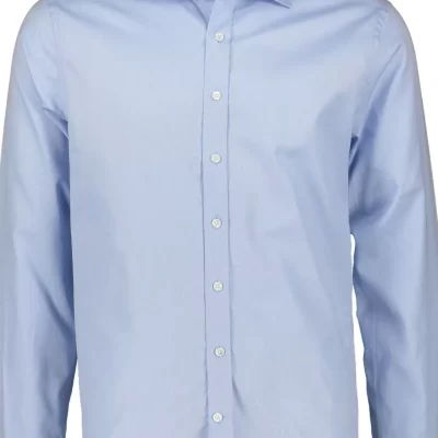 OSCAR JACOBSON Reg Fit Cut Away Royal Oxford Shirt-Herr Skjortor