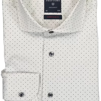 PROFUOMO Shirt Cutaway Ssf-Herr Skjortor