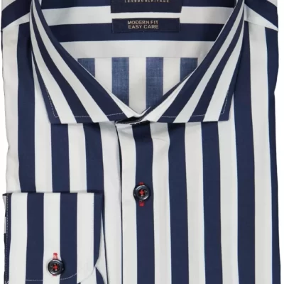 Mortimer&Armstrong Shirt With Stripes Modern Fit-Herr Skjortor