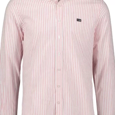 Outlet Striped Linen Shirt Herr Skjortor