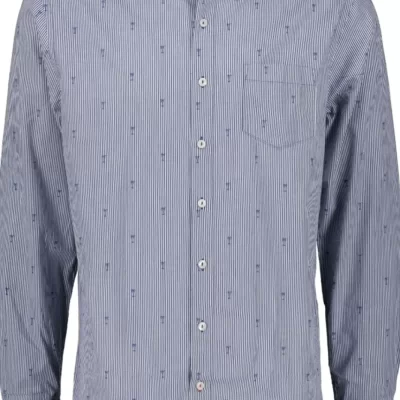 Outlet Striped Palm Shirt Herr Skjortor