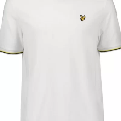 Lyle & Scott Tipped Cuff T-Shirt-Herr T-Shirts – Linnen