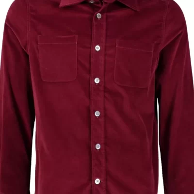 MORRIS Velvet Lt Shirt Jacket-Herr Jackor